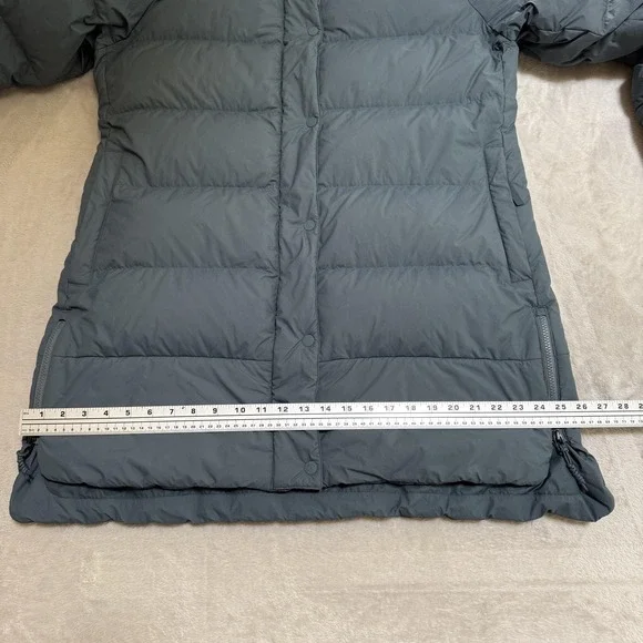 Rei Down Quilted Hooded Puffer Coat Womens XL Blue Mid Length Winter Jacket READ - Picture 11 of 16